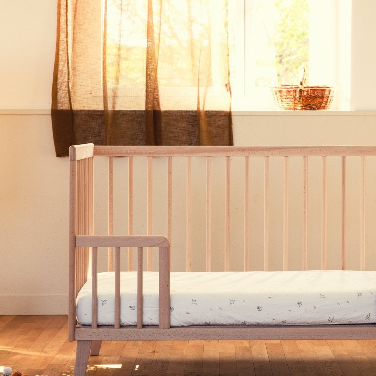 Lit bébé Evolutif Turia en hêtre massif