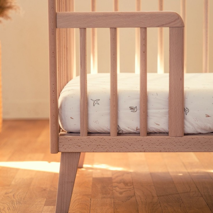 Lit bébé Evolutif Turia en hêtre massif