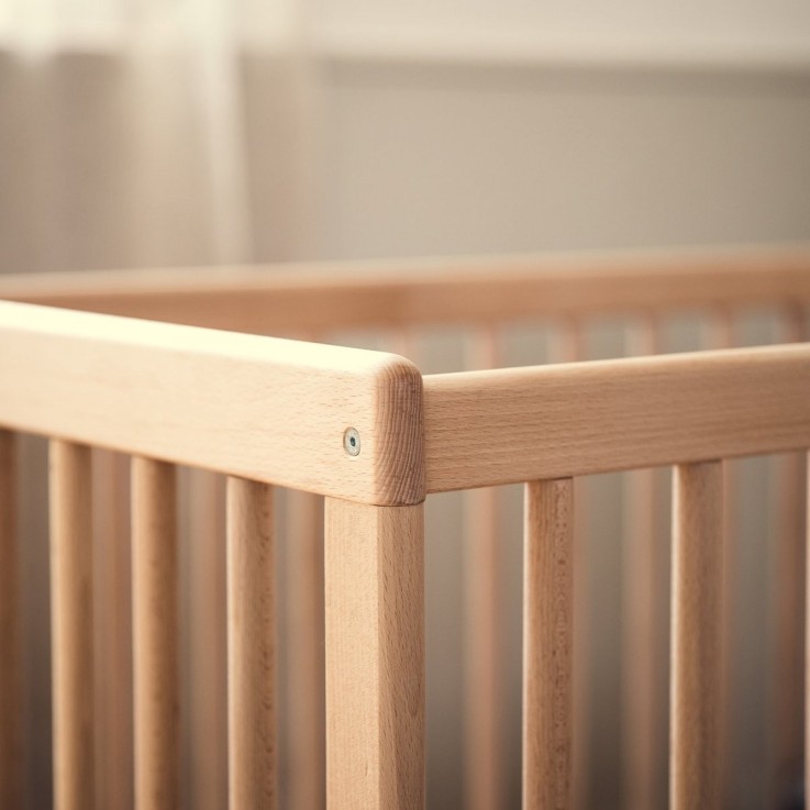 Lit bébé Evolutif Turia en hêtre massif