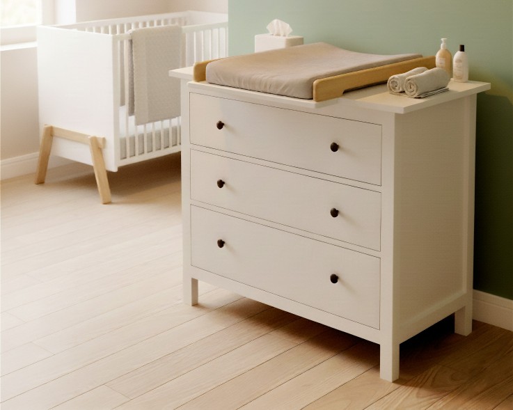 Plan à langer universel 50 cm KIRA pour commode bébé