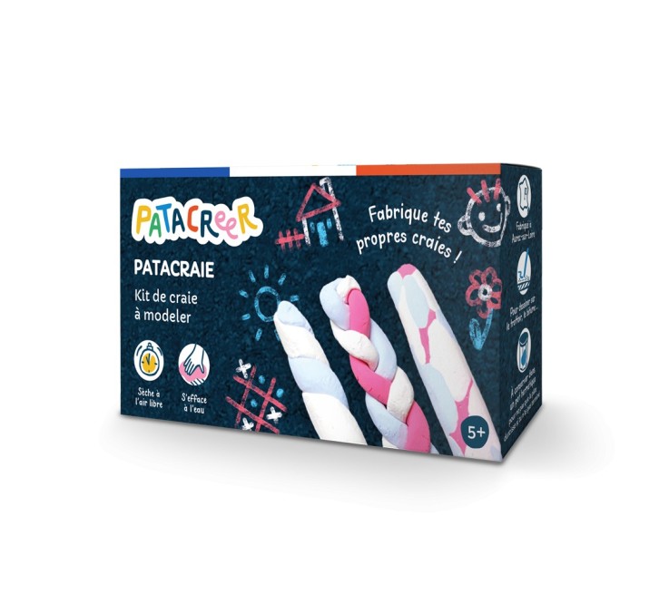 BOITE MA CRAIE en Pâte à Modeler  / pour écrire sur les trottoirs !