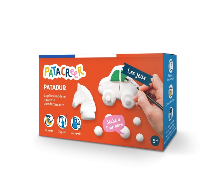 Boite Mes jeux de 2X80G de Pâte à Modeler autodurcissante