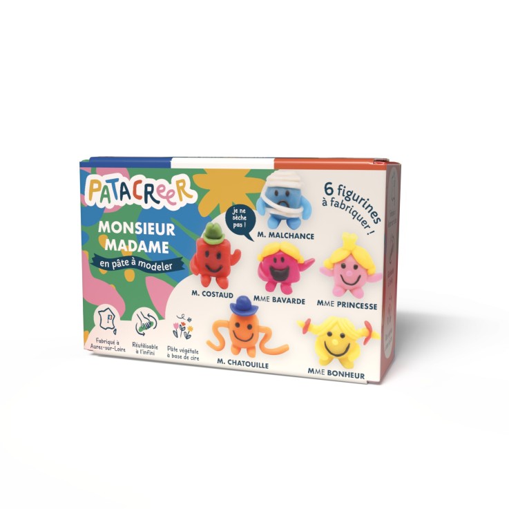 MES 6 MONSIEUR MADAME en pâte à modeler