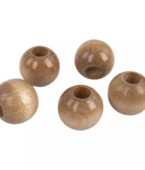 Perles en bois pour macramé...