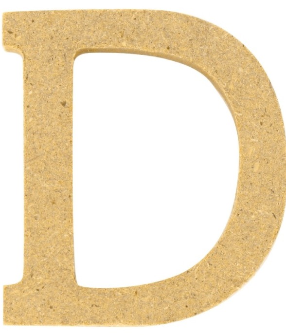 Lettre en bois MDF 5 x 1,2...