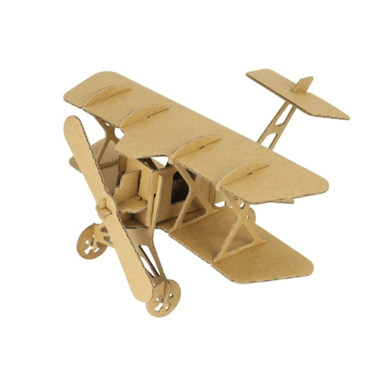 Maquette en carton Avion 13 x 16,5 x 9 cm