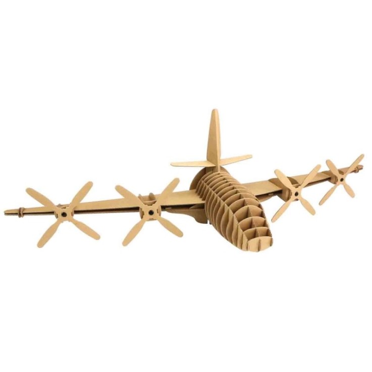 Maquette en carton à assembler Trophée Avion 78x20x28 cm