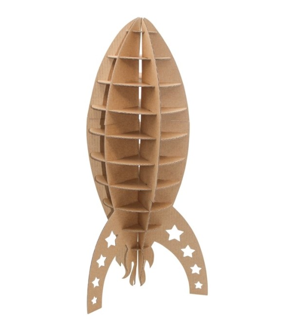 Maquette en carton Fusée...