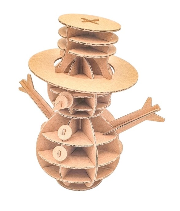 Maquette en carton Bonhomme...