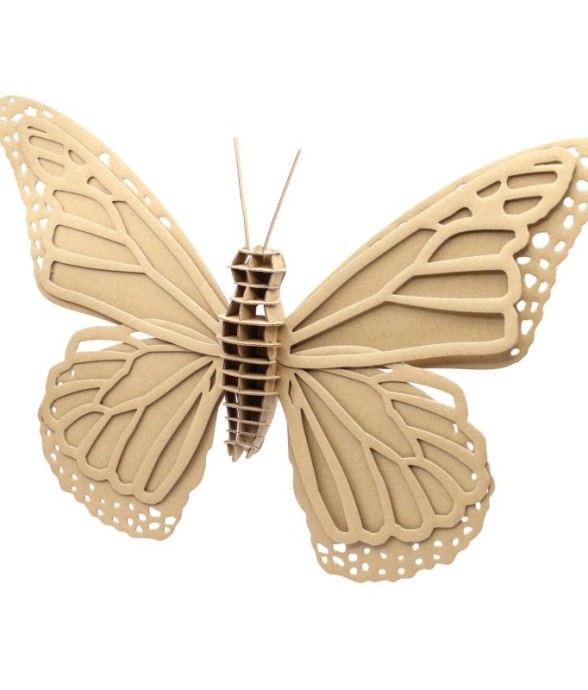 Maquette en carton Papillon...