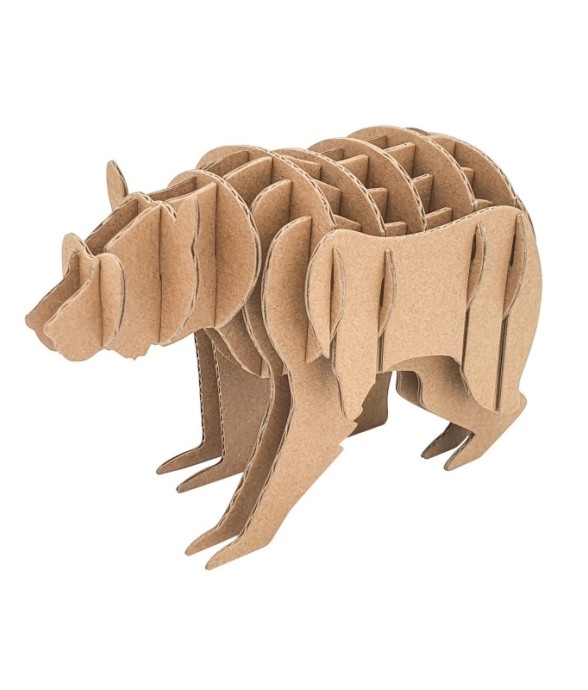 Ours en carton à assembler...