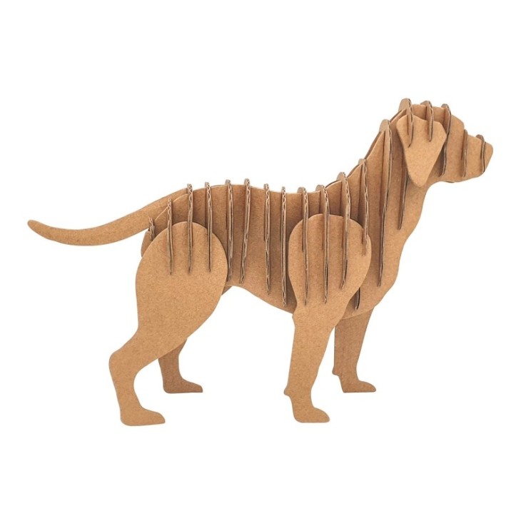 Maquette en carton Chien Petit modèle 20 x 14 x 4 cm