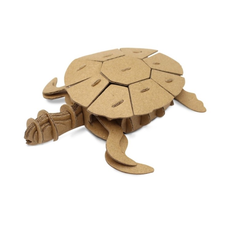 Maquette en carton Tortue Petit modèle 15 x 12 x 3 cm