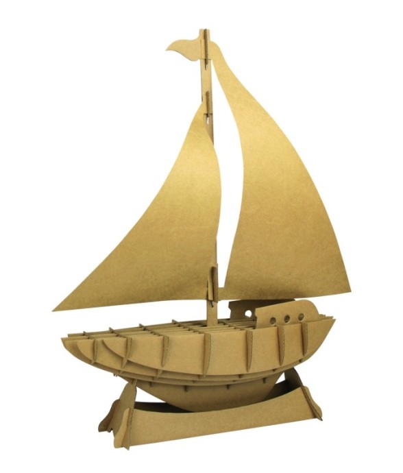 Maquette en carton Bateau...
