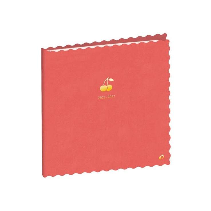 Agenda scolaire 2026-2027 - Exécutif sept Color - Semainier Planning - Festy Rose - 16x16cm