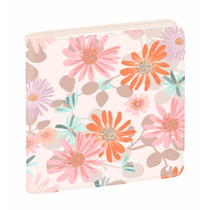 Agenda scolaire Spiralé 2026-2027 - Exécutif S sept - Semainier Planning - Bloom Rose - 16x16cm