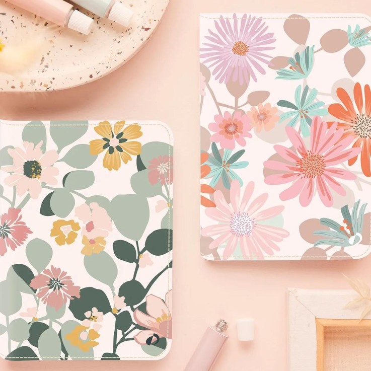 Agenda scolaire Spiralé 2026-2027 - Exécutif S sept - Semainier Planning - Bloom Rose - 16x16cm
