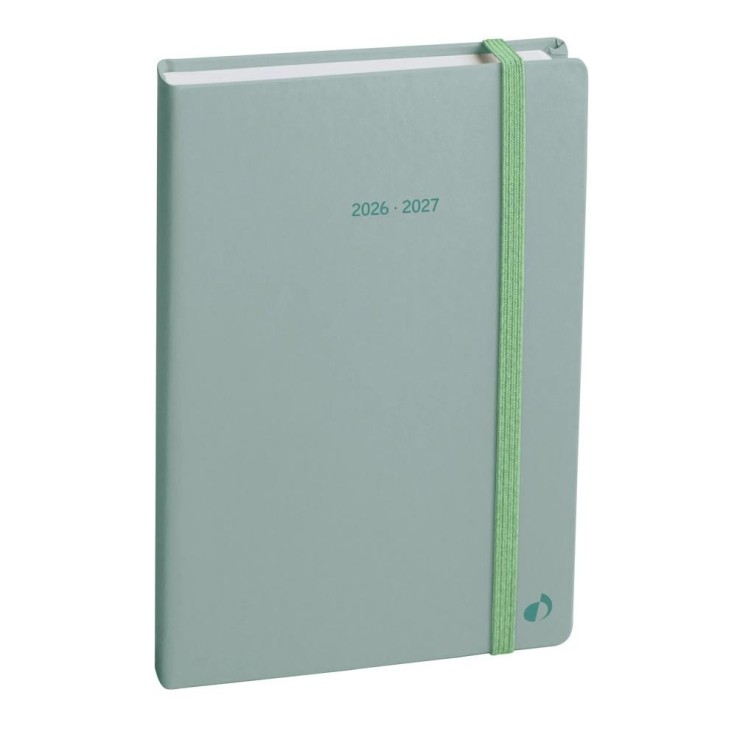 Agenda scolaire 2026-2027 - Universitaire Color - Semainier Planning - Pastel Vert clair - 10x15cm