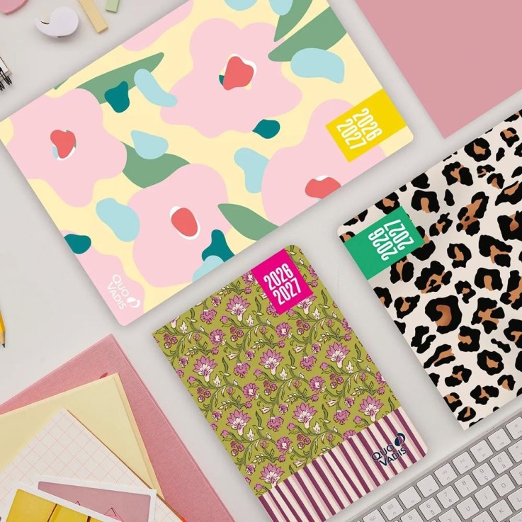 Agenda scolaire 2026-2027 - Hebdocolor 21 - Semainier Horizontal - Canopy Multicolore - 15x21cm