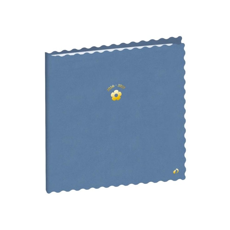 Agenda scolaire 2026-2027 - Exécutif sept Color - Semainier Planning - Festy Bleu - 16x16cm