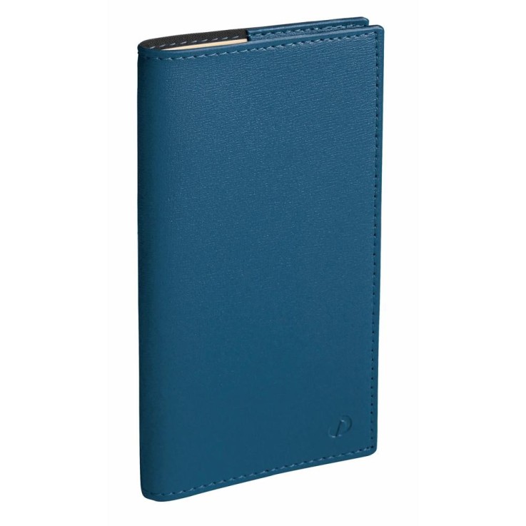 Agenda scolaire Spiralé 2026-2027 - Italsept S Prestige - Semainier Horizontal - Soho Bleu - 8,8x17cm