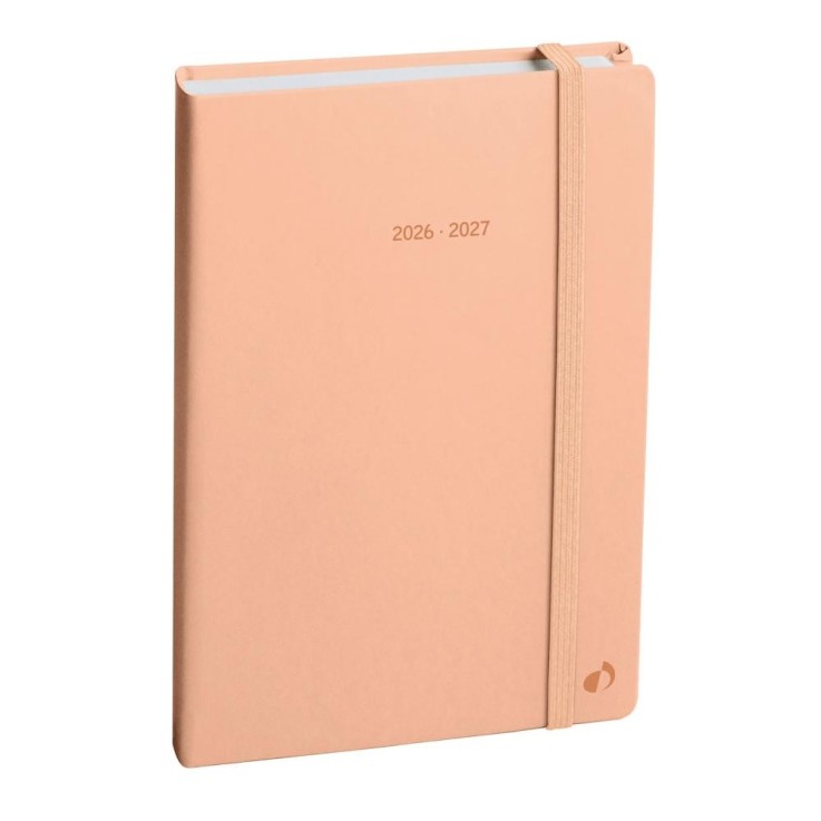 Agenda scolaire 2026-2027 - Universitaire Color - Semainier Planning - Pastel Orange - 10x15cm