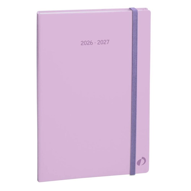Agenda 16 mois 2026-2027 - Plan Week - Semainier Planning - Pastel Violet - 16x24cm