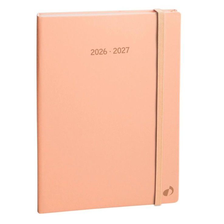 Agenda scolaire 2026-2027 - Ministre sept Color - Semainier Planning - Pastel Orange - 16x24cm