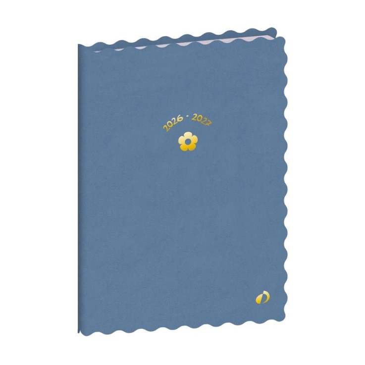 Agenda scolaire 2026-2027 - Universitaire Color - Semainier Planning - Festy Bleu - 10x15cm