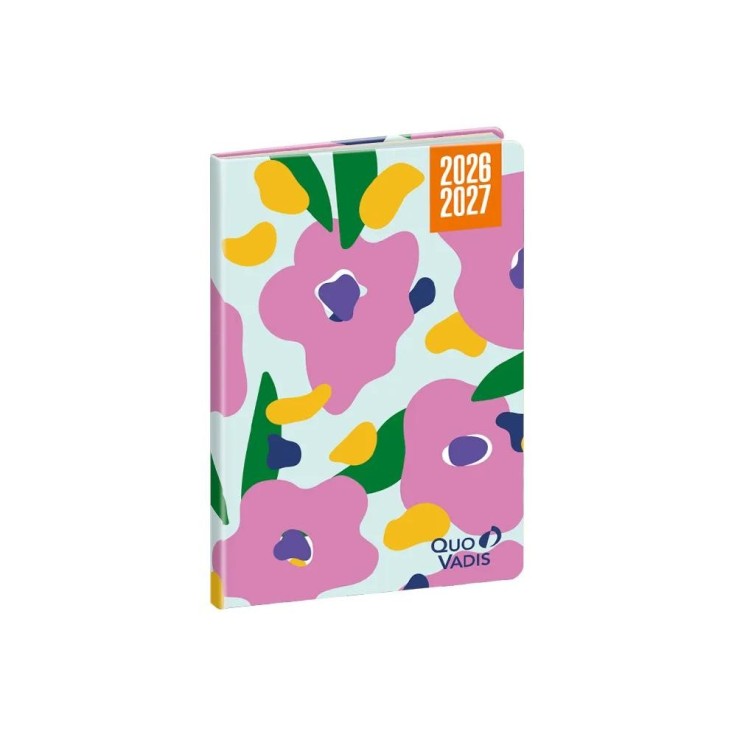 Agenda scolaire 2026-2027 - Hebdocolor 15 - Semainier Horizontal - Canopy Multicolore - 10x15cm