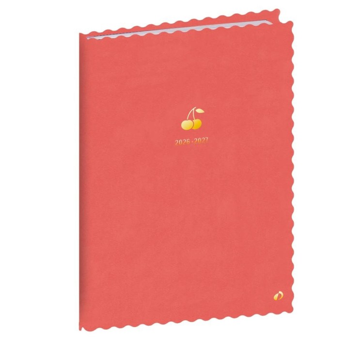 Agenda scolaire 2026-2027 - Ministre sept Color - Semainier Planning - Festy Rose - 16x24cm