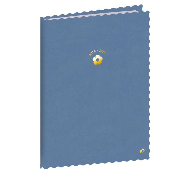 Agenda scolaire 2026-2027 - Ministre sept Color - Semainier Planning - Festy Bleu - 16x24cm