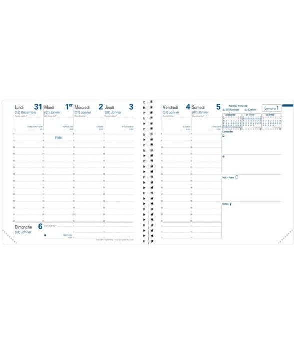 Agenda scolaire Spiralé...
