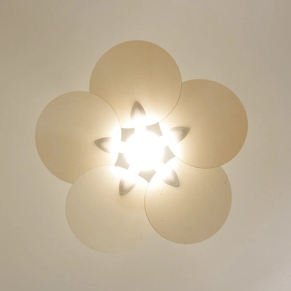 Ventilateur de plafond Lotus en bois clair