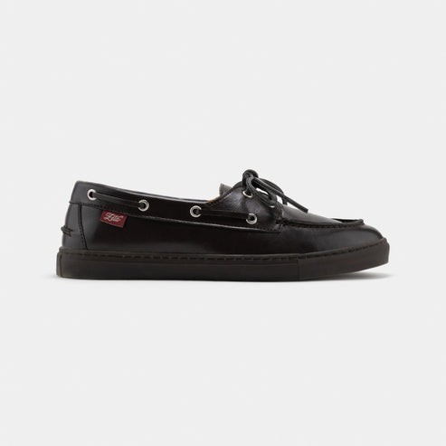 Chaussures bateau Lagos choco leather en Fibres Recyclées