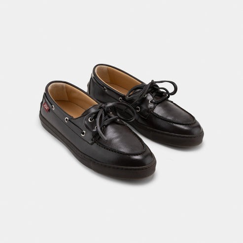 Chaussures bateau Lagos choco leather en Fibres Recyclées