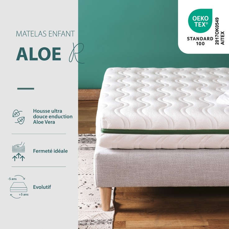 Matelas Enfant Aloe R - Epaisseur 17 cm
