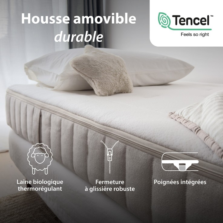 Matelas Enfant Chanvrenatura® - Epaisseur 17cm