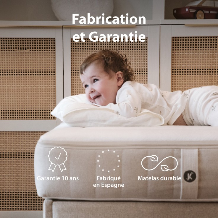 Matelas Enfant Chanvrenatura® - Epaisseur 17cm