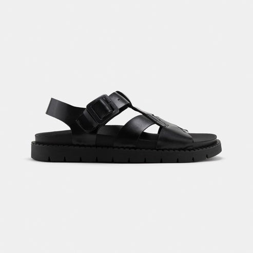 Sandales Nazea noir en Fibres Recyclées