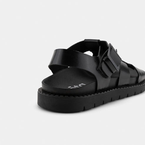 Sandales Nazea noir en Fibres Recyclées