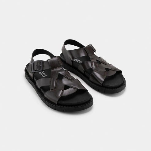 Sandales Nazea marron en Fibres Recyclées