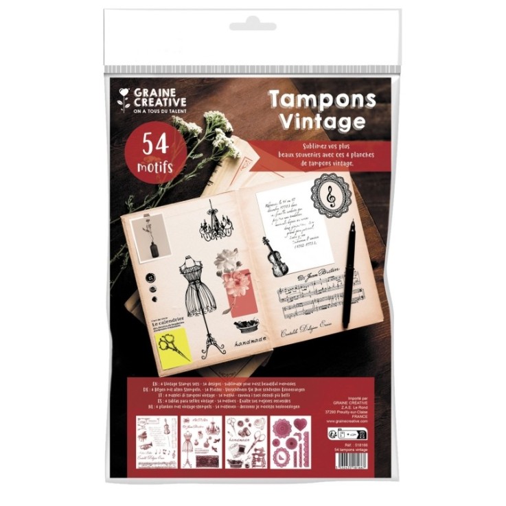 LOT 54 TAMPONS VINTAGE