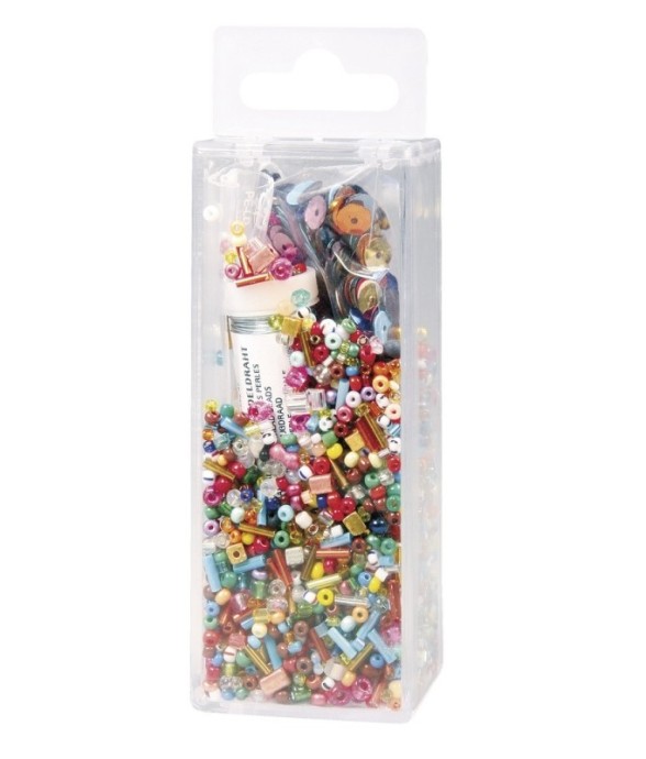 Mix paillettes et perles en...