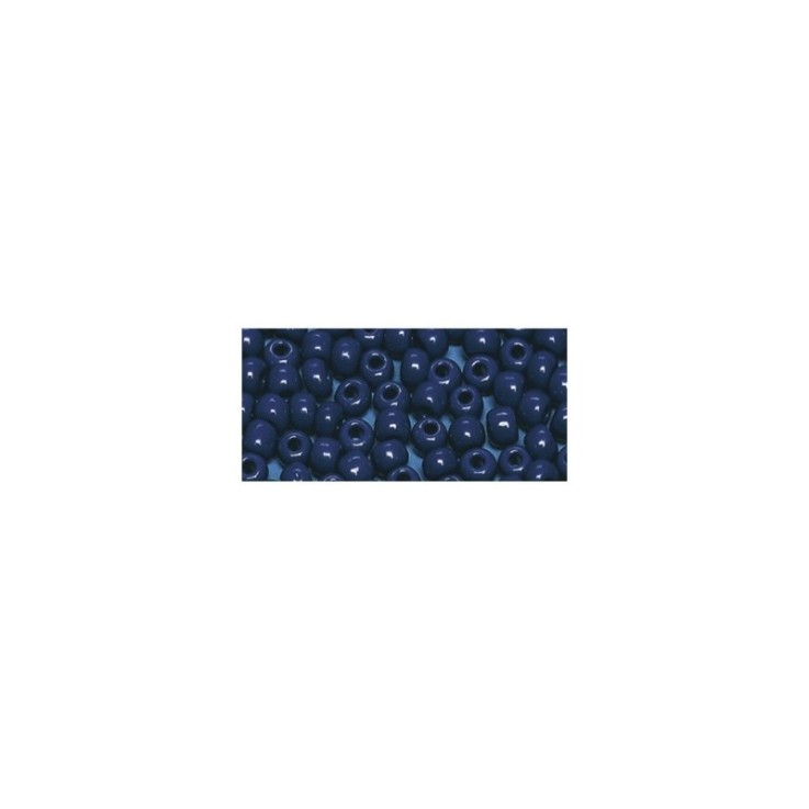 Perles indiennes, 4,5 mm ø, bleu foncé, boîte 17 g