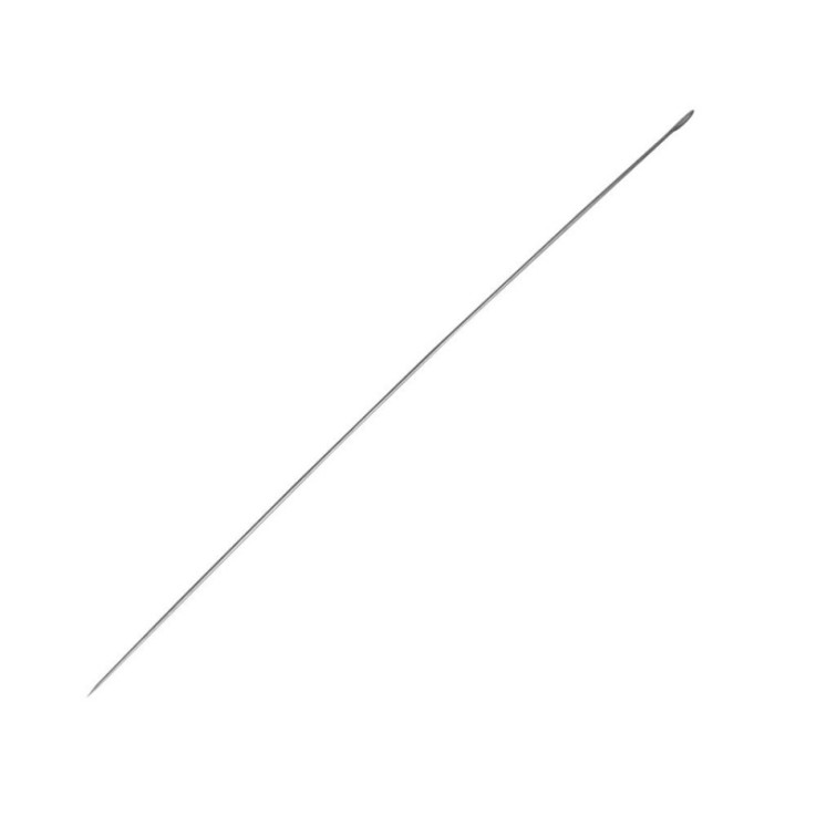 Aiguille spéciale p. enfiler des perles, 0,5x90 mm, 2 pces, pour Délica-rocailles