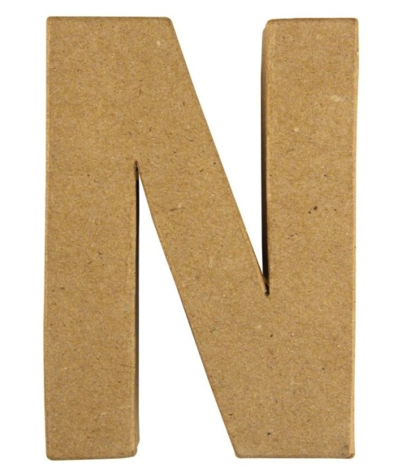 Lettre pap. -mâché N FSC...