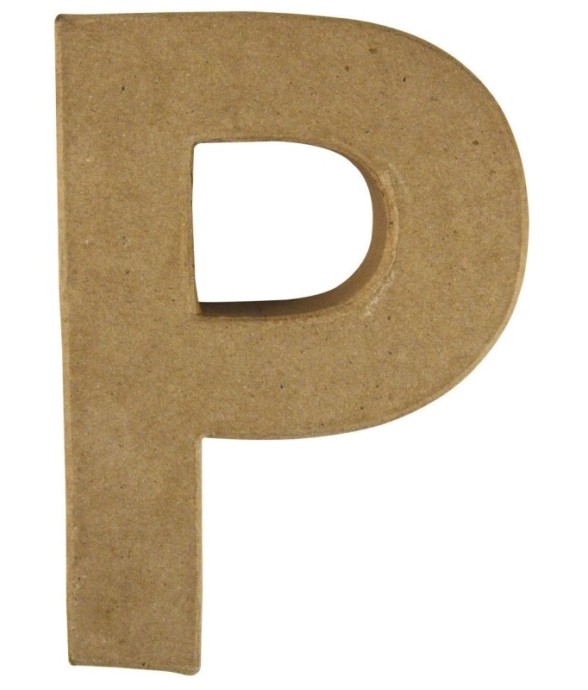 Lettre pap. -mâché P FSC...
