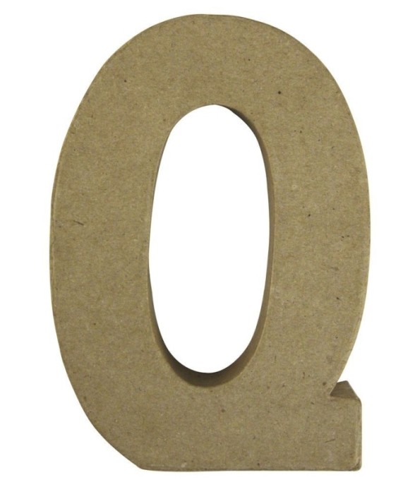 Lettre pap. -mâché Q FSC...