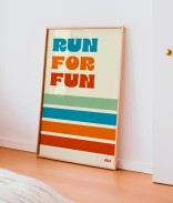 Affiche 50 x 70 cm - Run For Fun